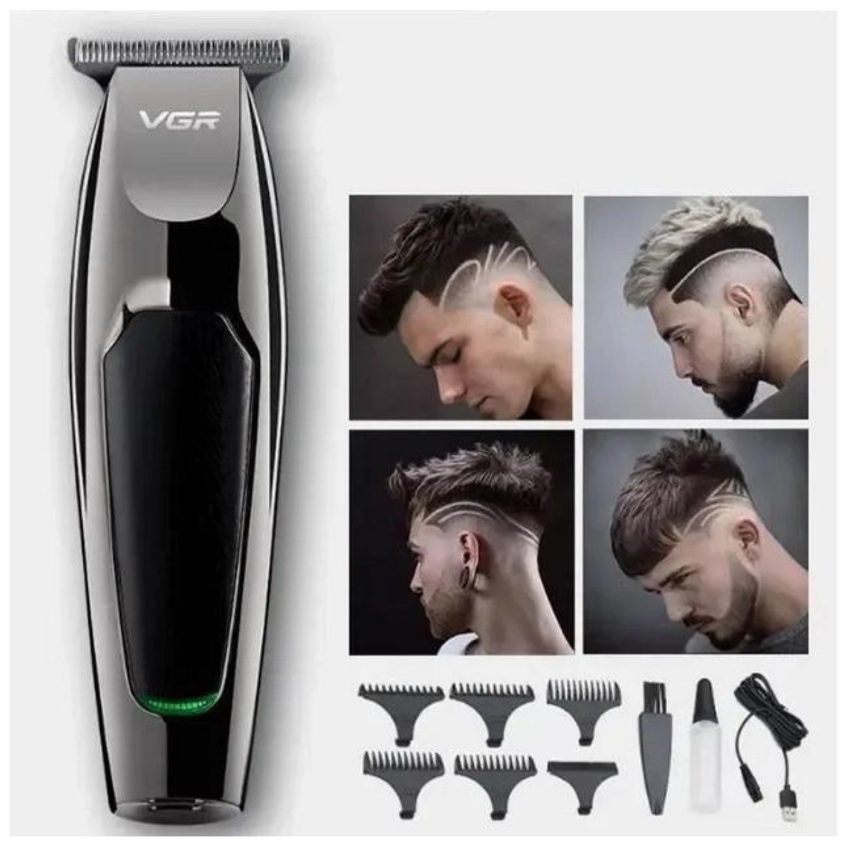 Máquina Afeitadora Digital para Barbero